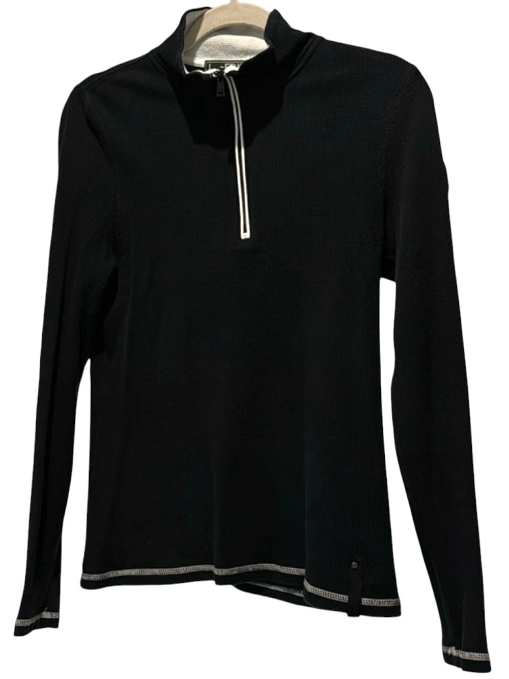 Lauren Ralph Lauren Active 1/4 Zip Pullover Top M Navy Athletic Golf Tennis